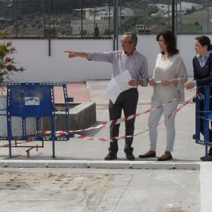 Obras plaza "Puerta Graná"