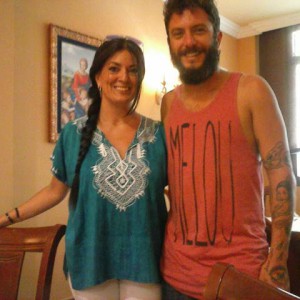 Malu Toro con Juanito Makandé