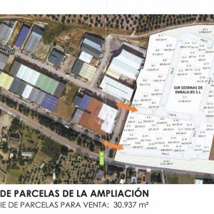 Plano de ampiación del Polígono Industrial de la Vega