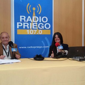 Malu Toro y Eloy de Valverde, responsables de la retransmisión en directo desde Agropriego