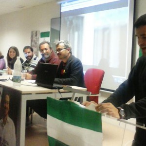 Acto de Podemos en Priego de Córdoba