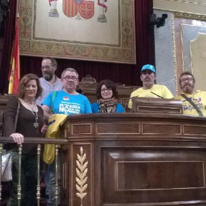 Grupo Ciudadano Priego Agua y Desarrollo visitan el Congreso de los Diputados