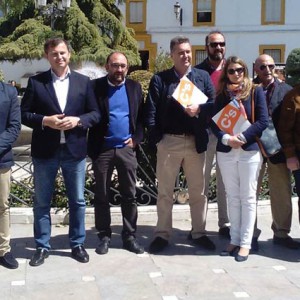 Marcial Gómez y David Dorado con Ciudadanos Priego