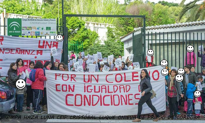 Movilización AMPA Luque Onieva