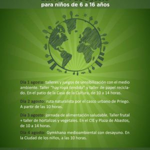 Cartel Diviertete con el Medio Ambiente