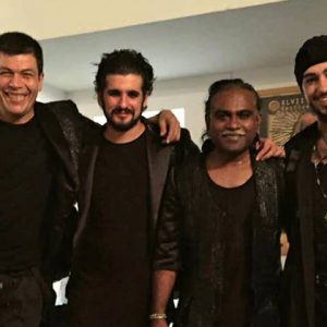 Músicos de la banda de Malikian
