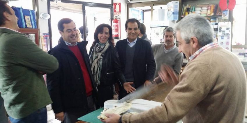 Juan Manuel Moreno en Priego