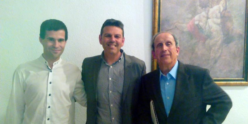 David López, Antonio Manuel Rodríguez y Enrique Alcalá