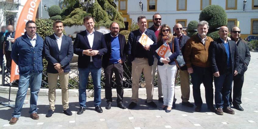 Marcial Gómez y David Dorado con Ciudadanos Priego