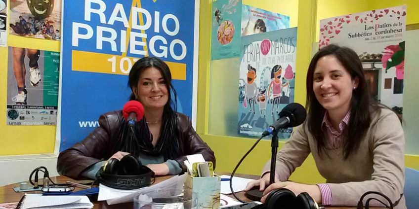 Cristina Casanueva en Radio Priego