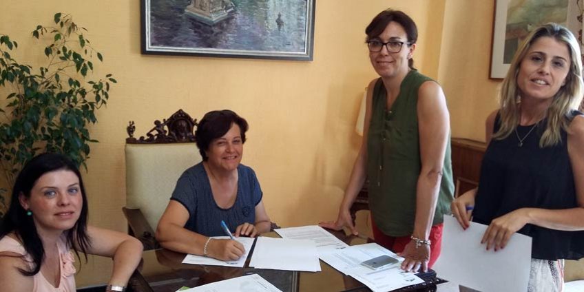 Firma Convenios Albasur y Feras