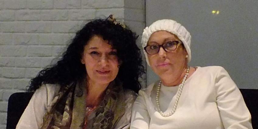 Laly Alcaide y Yolanda Palomo